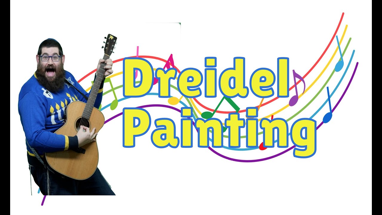 Rabbi B - Dreidel Painting