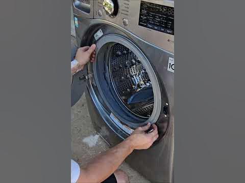 Install Washer Boot Seal Ring. LG Front Load Washer. Install Trick.