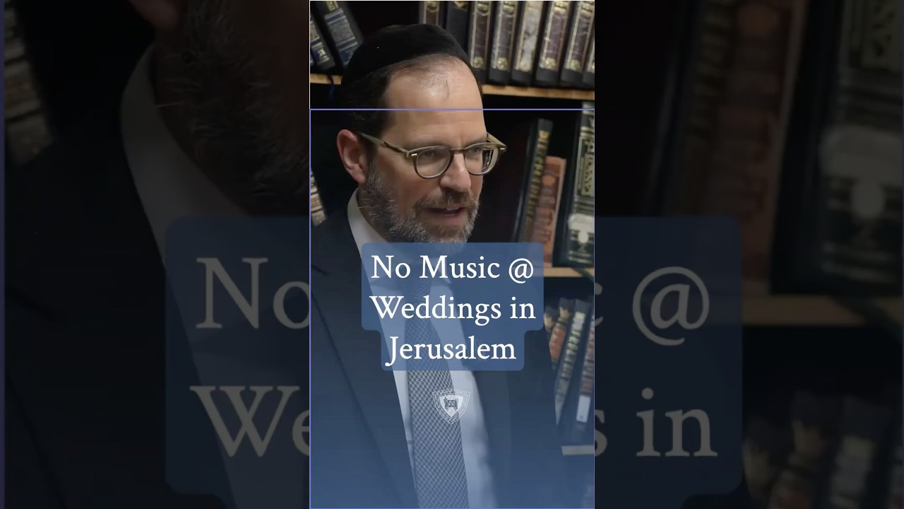 No Music @ Weddings In Jerusalem!?!
