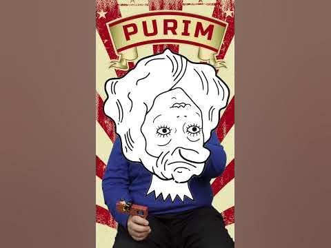 Rabbi B Purim Greeting (Upside Down Face)