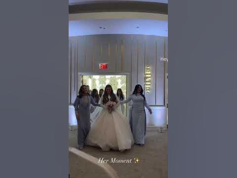 Her Moment ✨️ #bride #brideentrance