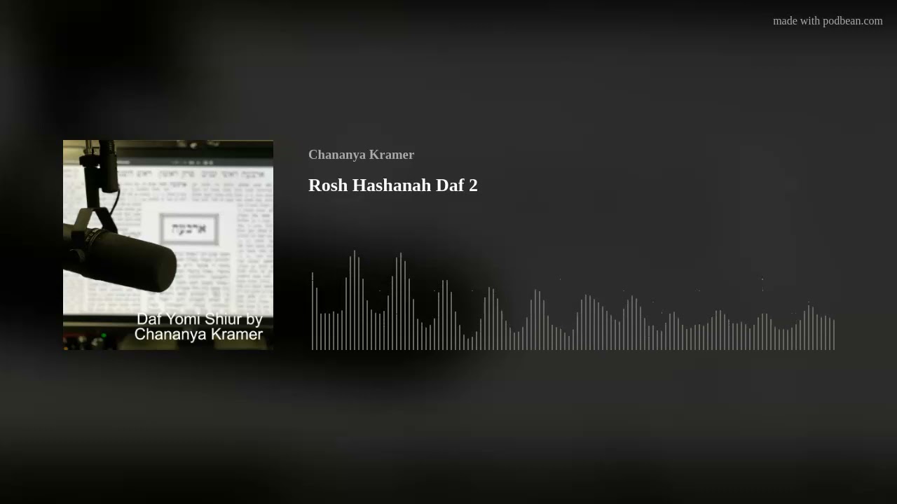 Rosh Hashanah Daf 2
