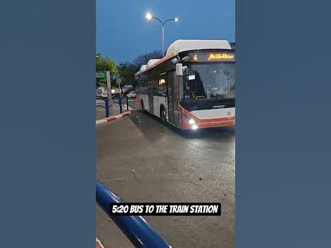 5:20 bus to the train station