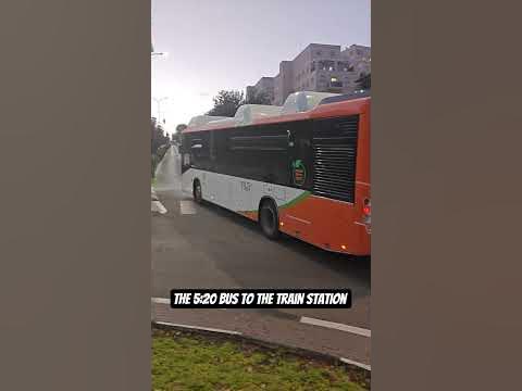 The 5:20 bus to the train station