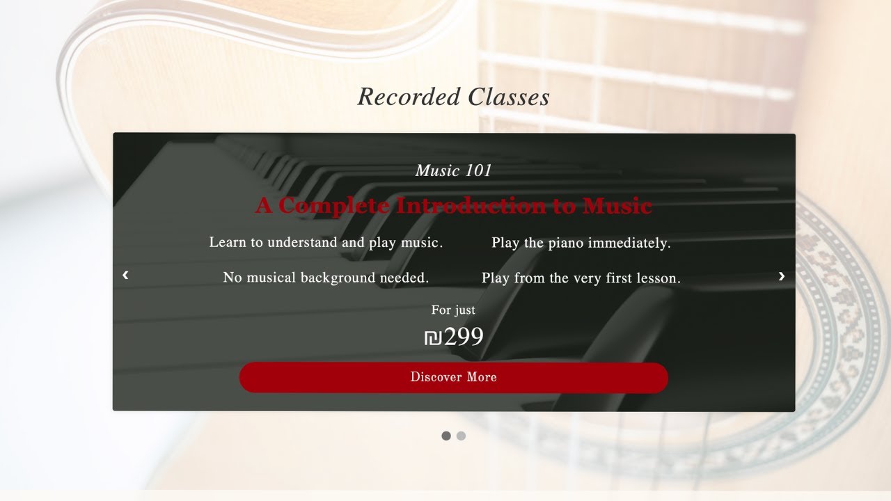 Introduction to Music – Online Course with David Frankel