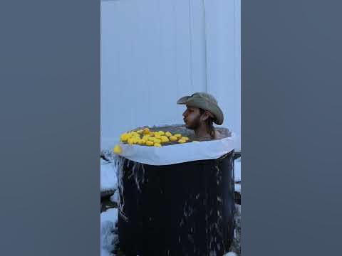 Taking the ice bath #day35