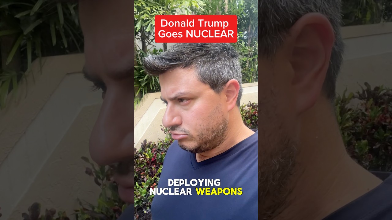 Trump goes NUCLEAR #shorts #donaldtrump #comedy #parody #impression #impersonation #trump