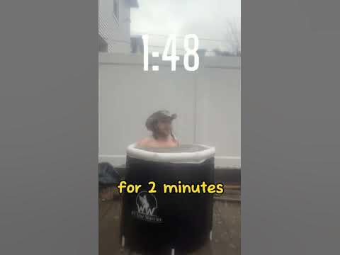 Taking a ice Bath #day1