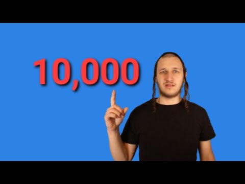 saying  subscribers name 10,000 times