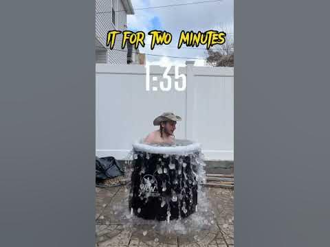 Taking a Ice Bath #day2