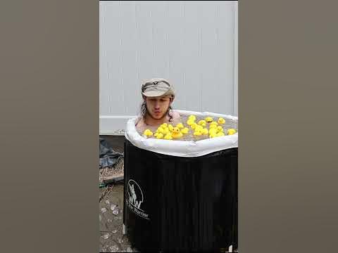 Taking a ice Bath #day20