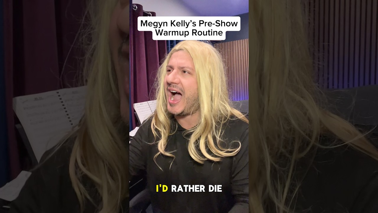 Megyn Kelly’s Pre-Show Warmup #shorts #comedy #megynkelly #satire #impression