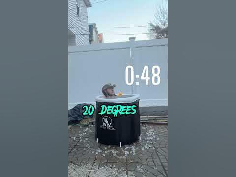 Taking a Ice Bath #day5