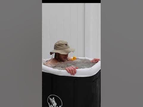 Taking a ice Bath #day9