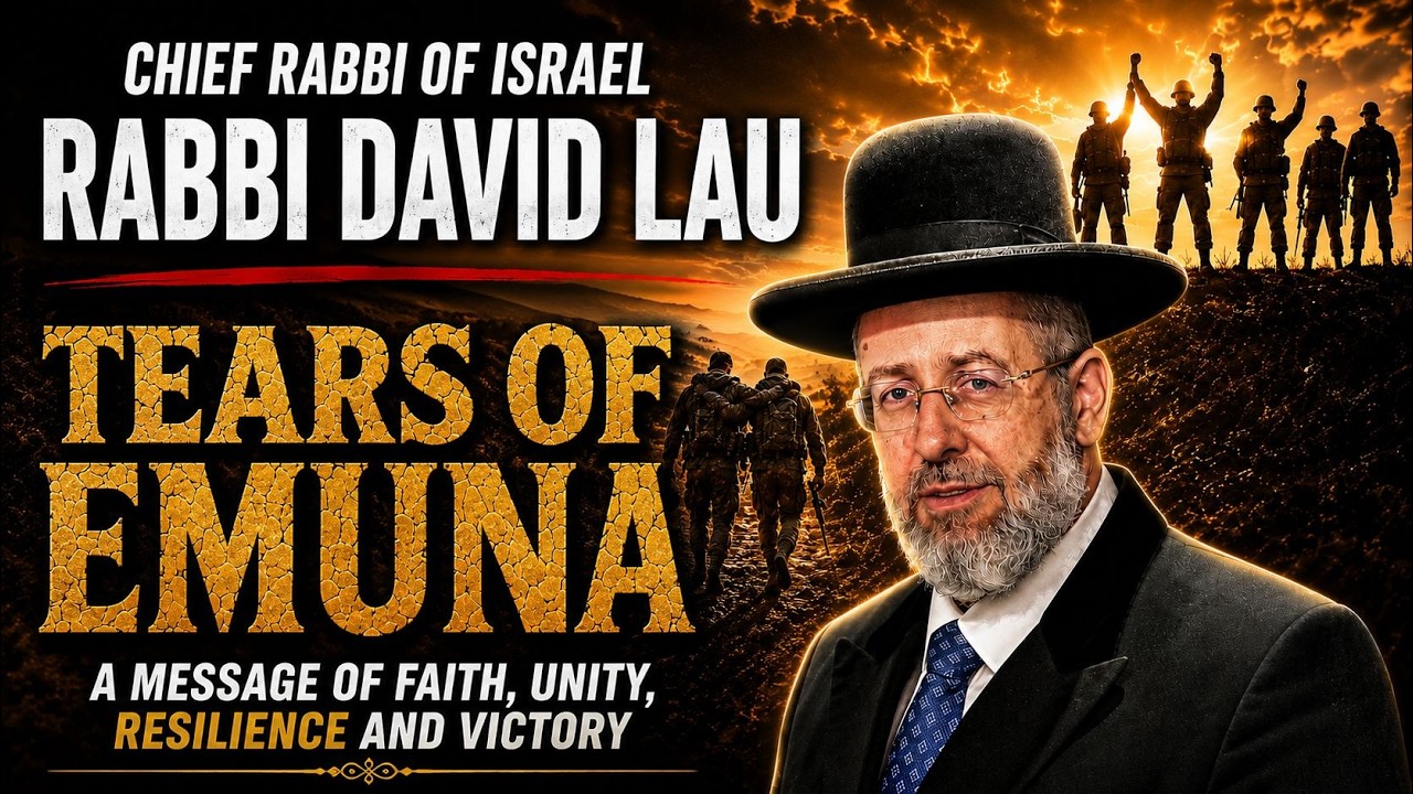 Rabbi David Lau - Tears of Emunah | Chazaq