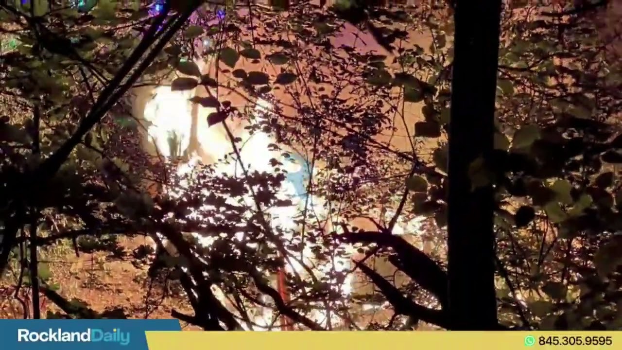 Shed fire on Willow Grove Road in Stony Point