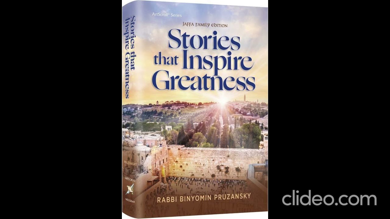 Rabbi Binyomin Pruzansky's "Stories that Inspire Greatness" by ArtScroll Featured on JM in the AM