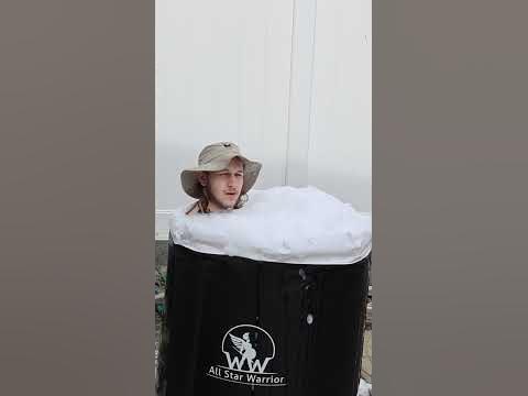 Taking a ice bath #day30