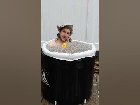 Taking a ice Bath #day17