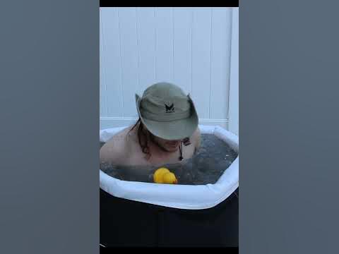taking a ice Bath #day11