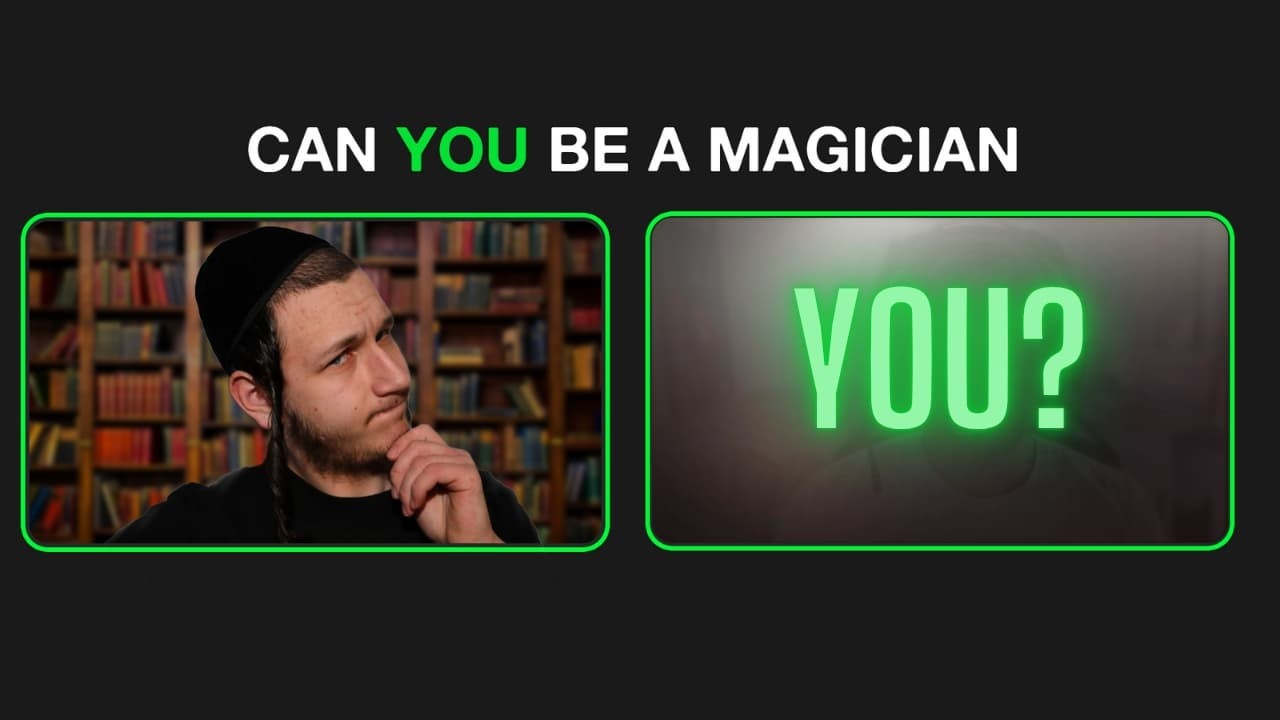 Turning a stranger into a magician!