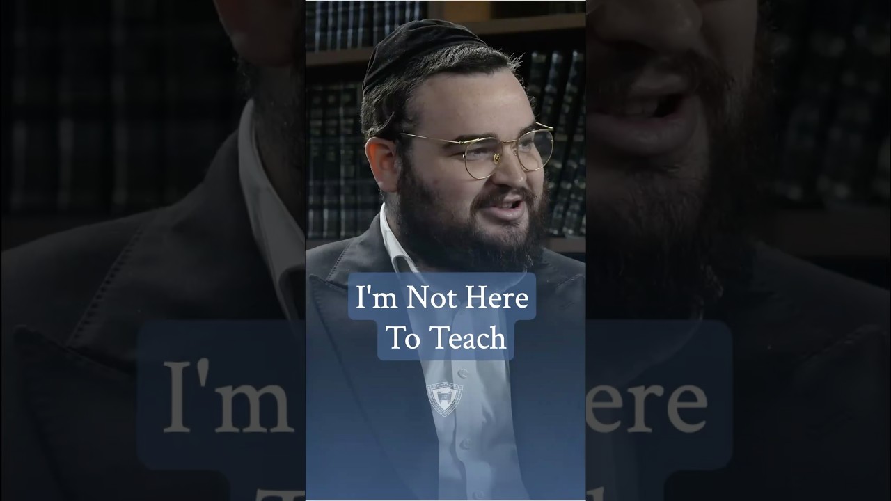 I’m Not Here to Teach