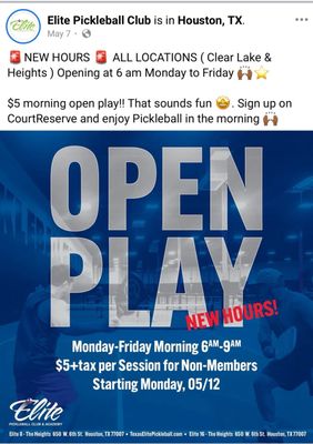 Elite Pickleball Club - Clear Lake thumbnail