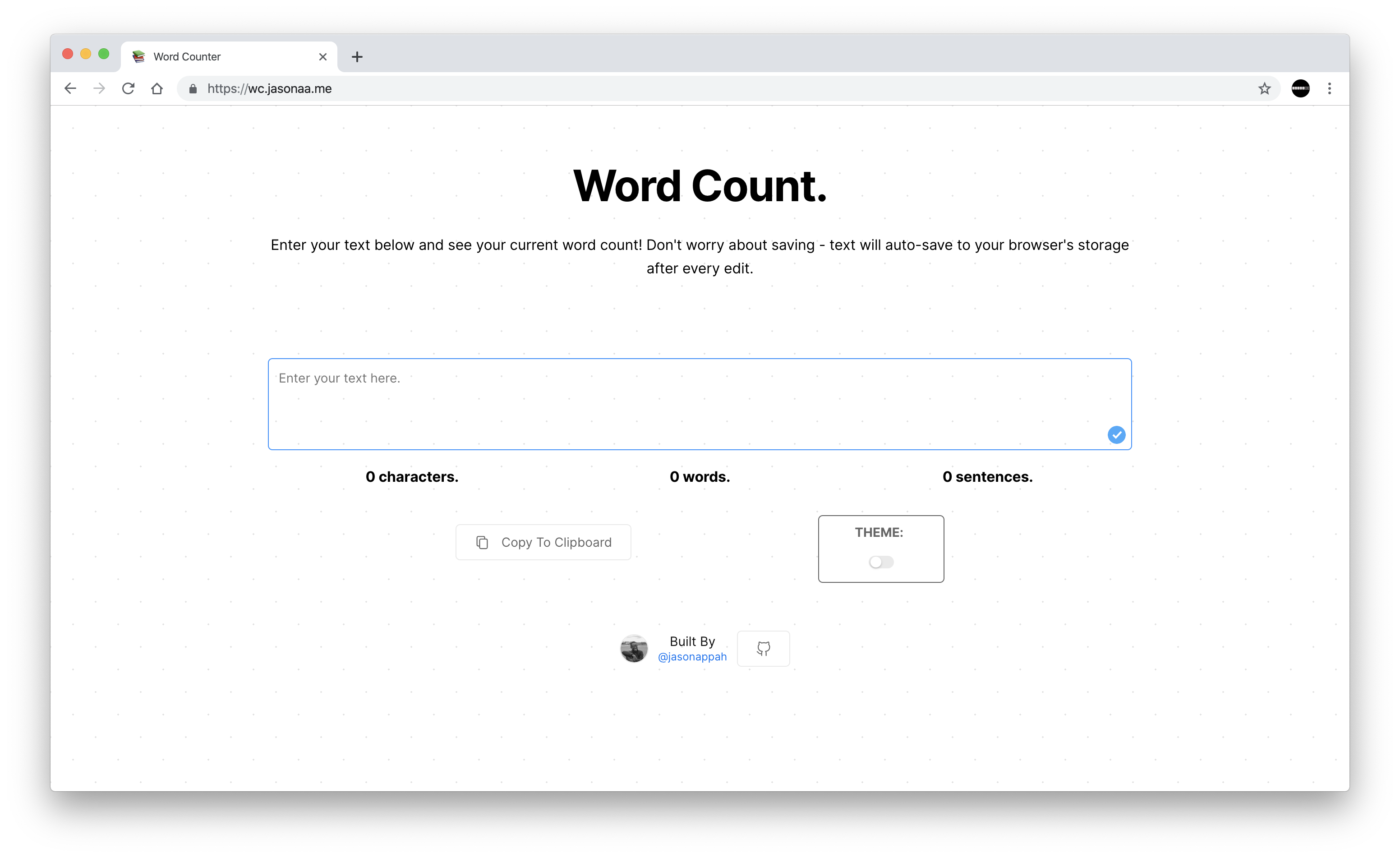 website word counter tool
