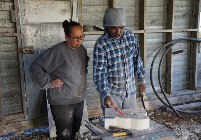 Stone carving workshops aim to educate