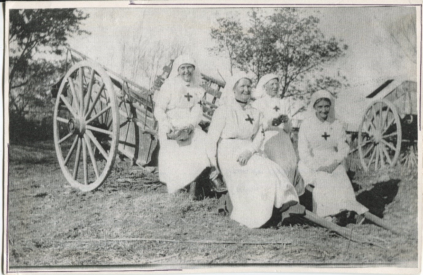 Red Cross dressing gown travels cross-country