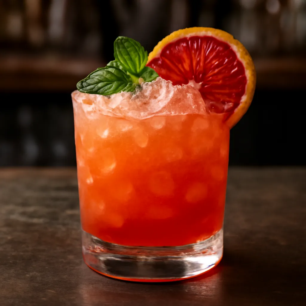 Gin Smash Blood Orange
