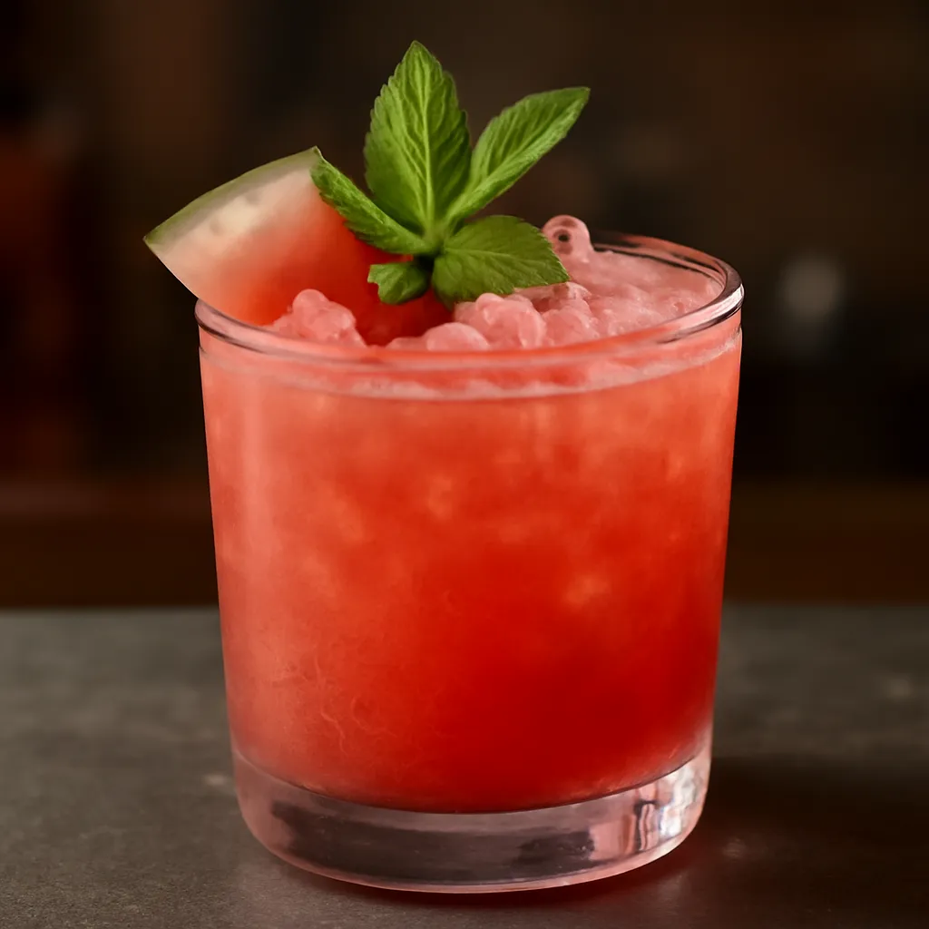 Bourbon Watermelon Smash