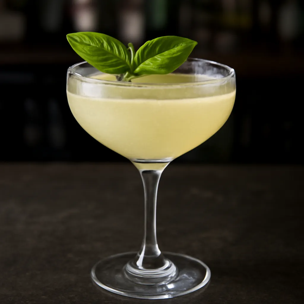 Gin Sour Basil