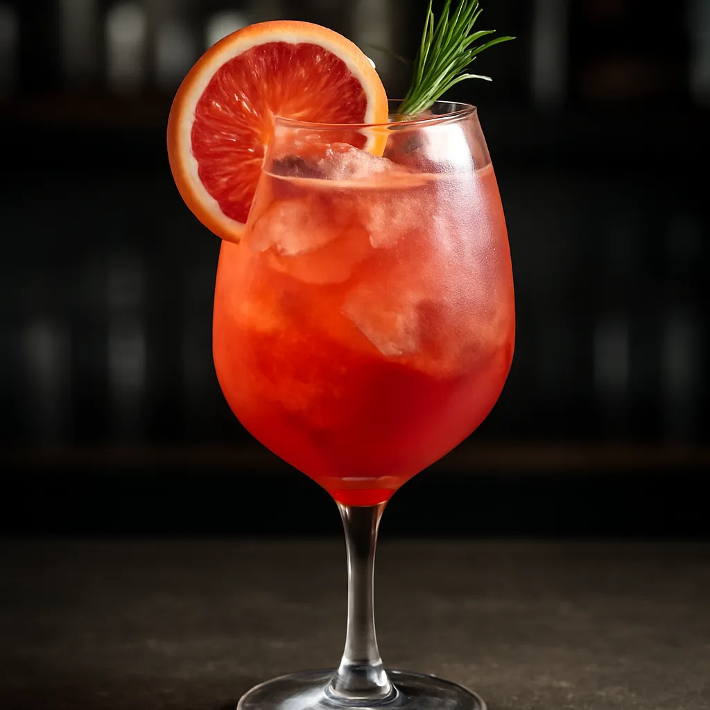 Blood Orange Vodka Spritz