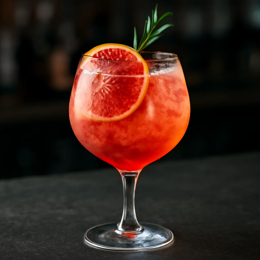 Gin Tonic Blood Orange