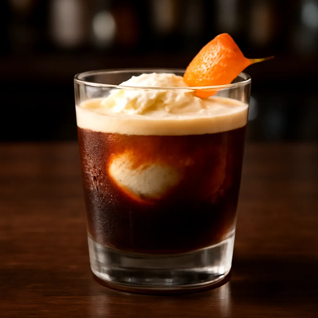 Amaro Affogato Cocktail