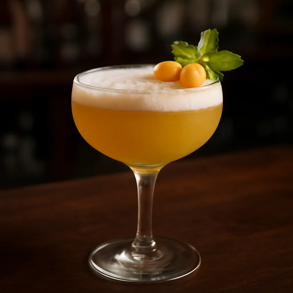 Pisco Sour de Aguaymanto