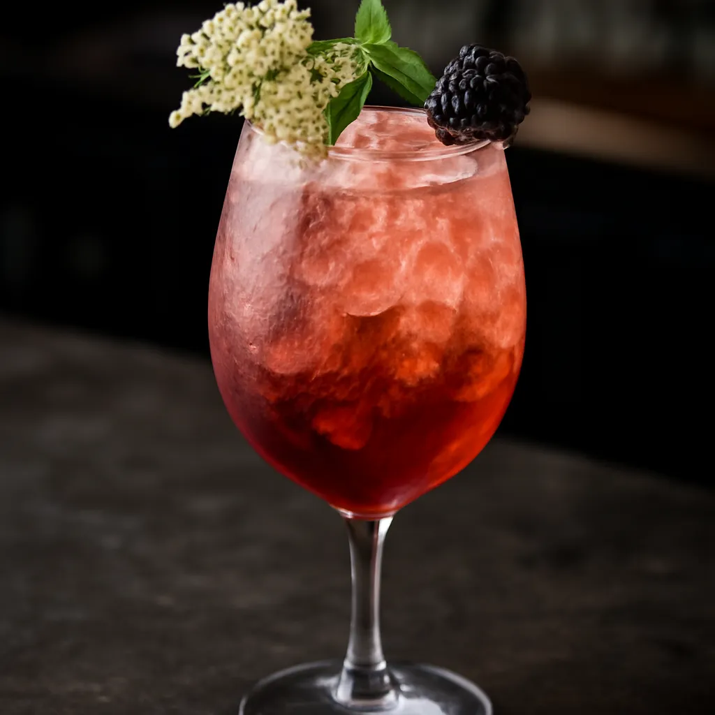 Elderflower Berry Spritz