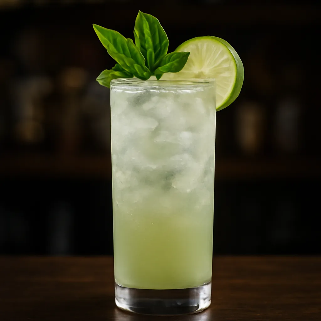 Gin Collins Basil