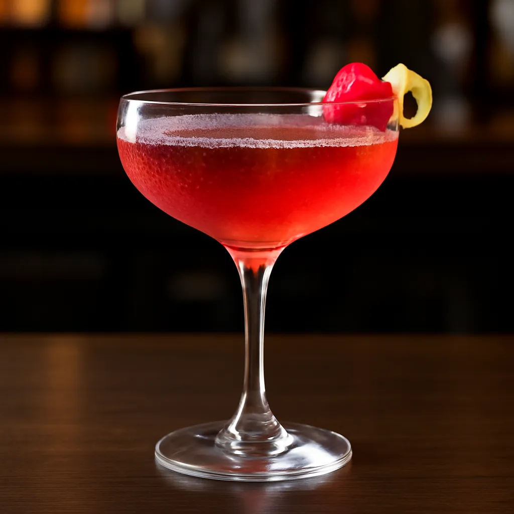 Champagne and Raspberry Liqueur