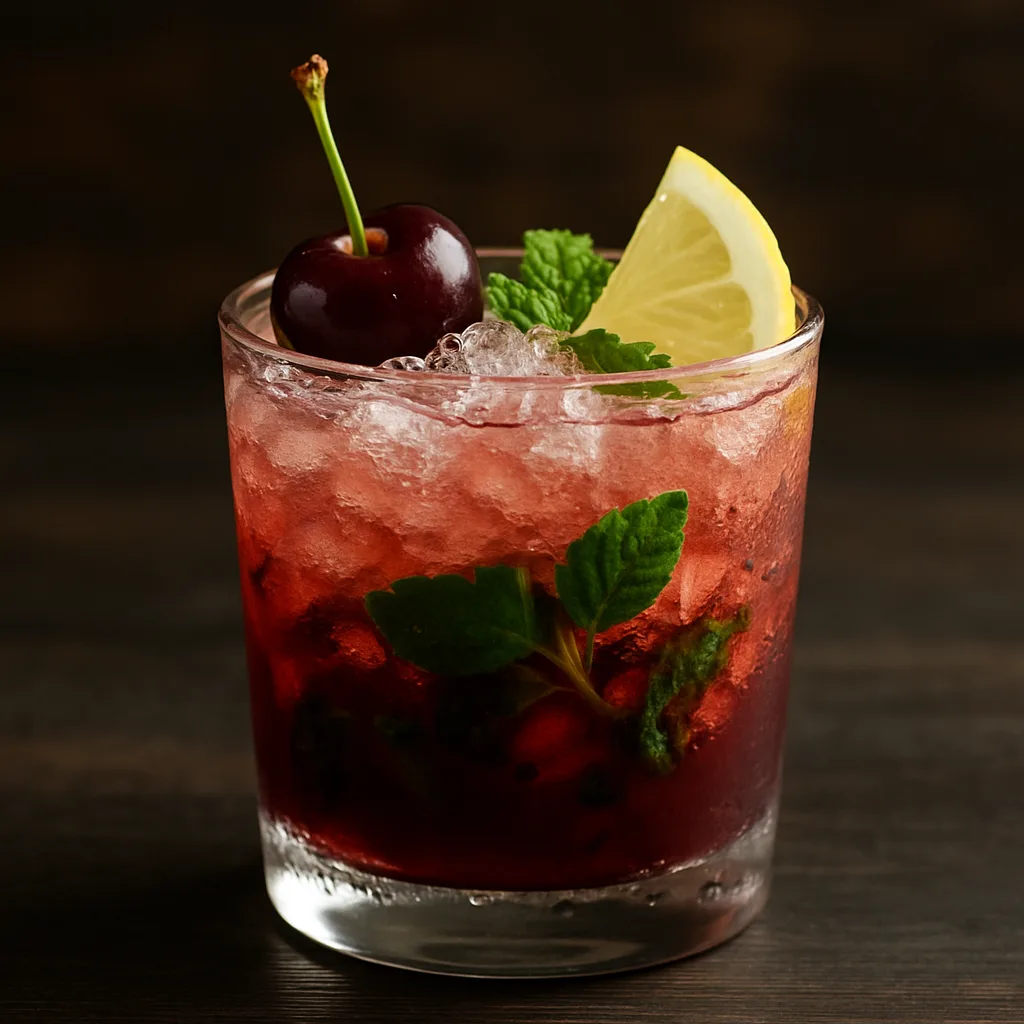 Cherry Bourbon Smash