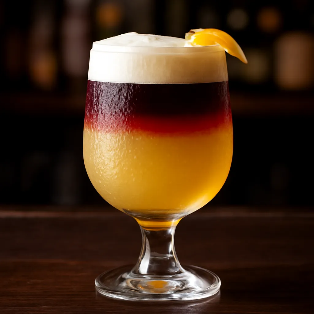 Boston Sour (Wine Float)
