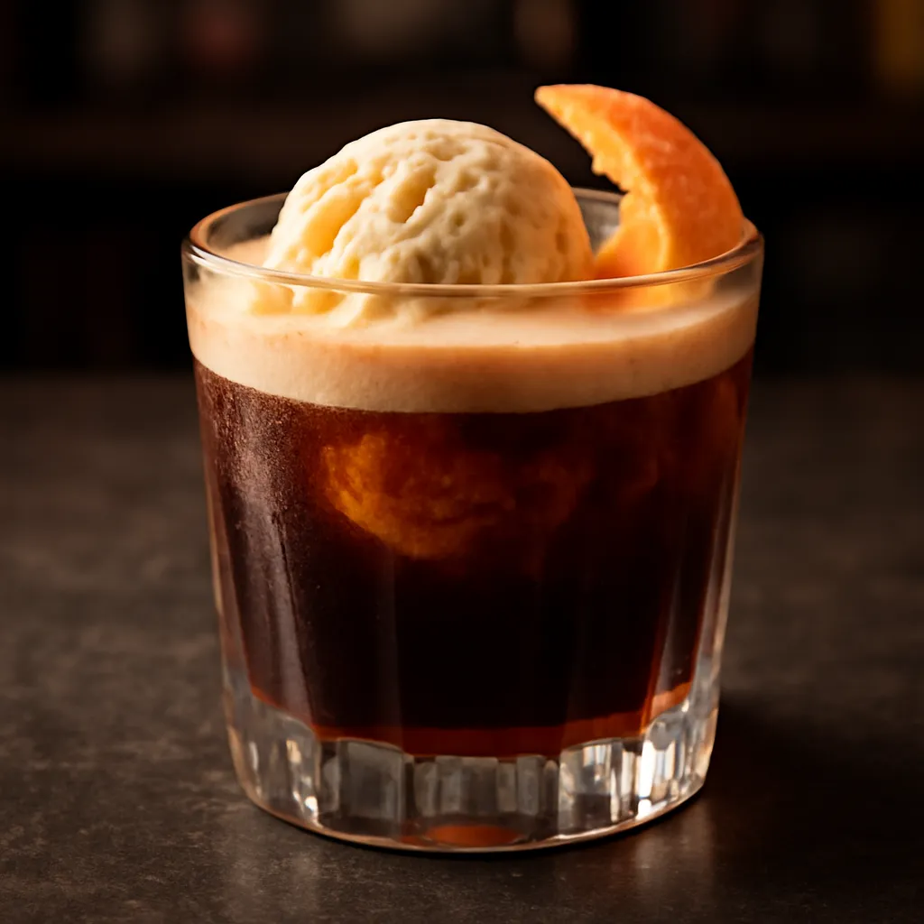 Amaro Affogato Cocktail