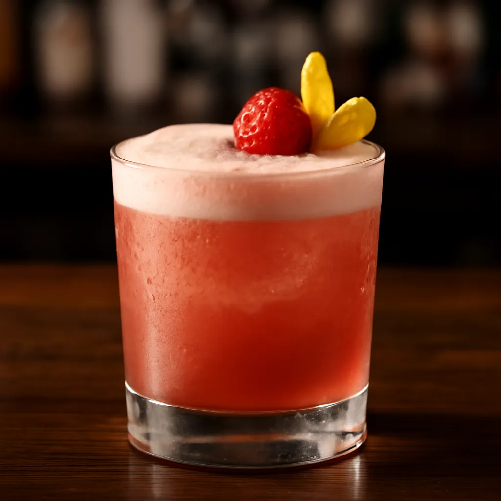 Bourbon Raspberry Sour