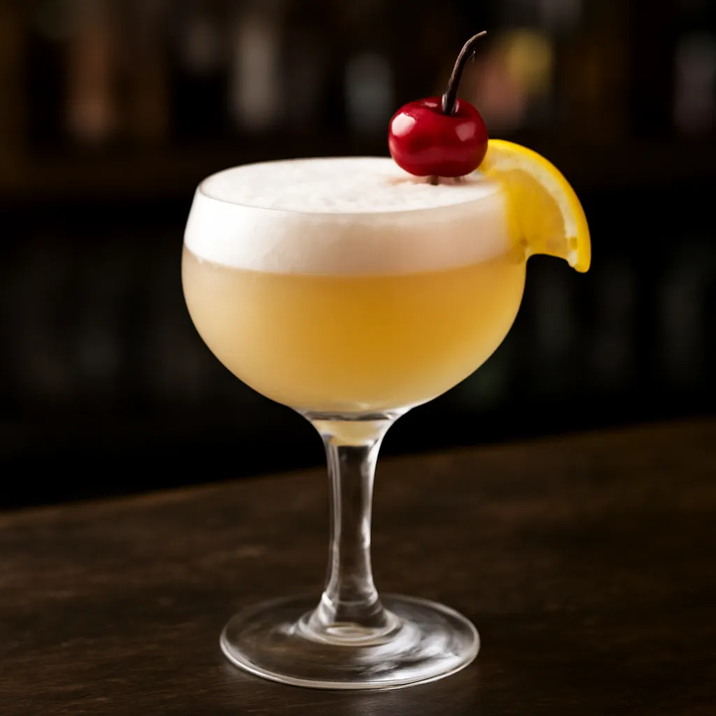 Irish Whiskey Sour (Egg White)