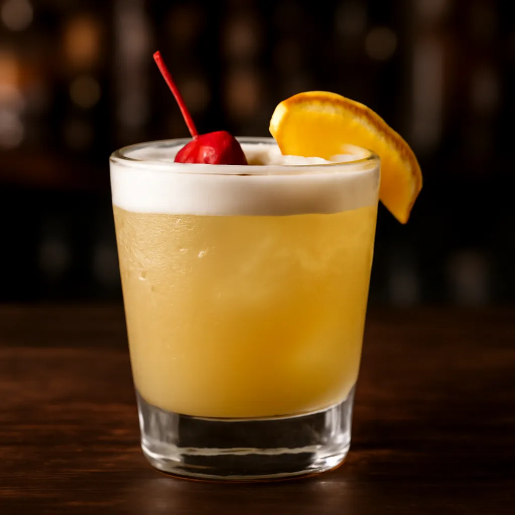 Amaretto Sour (Egg White)
