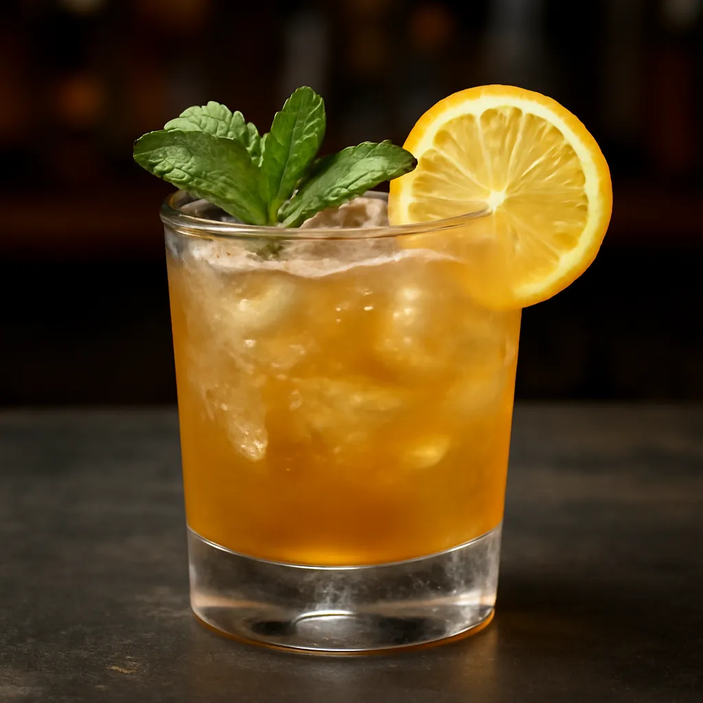 Bourbon Ginger Smash