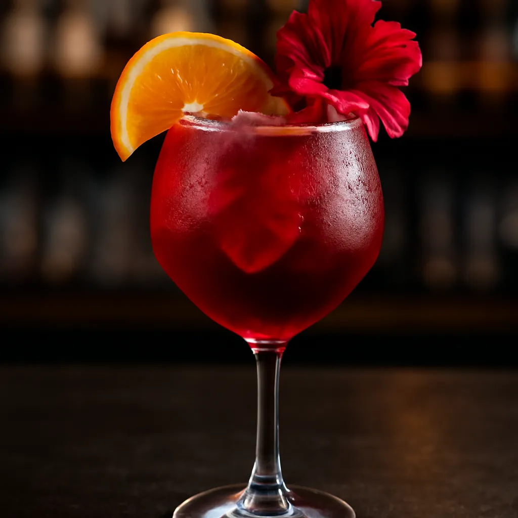 Tequila Hibiscus Spritz