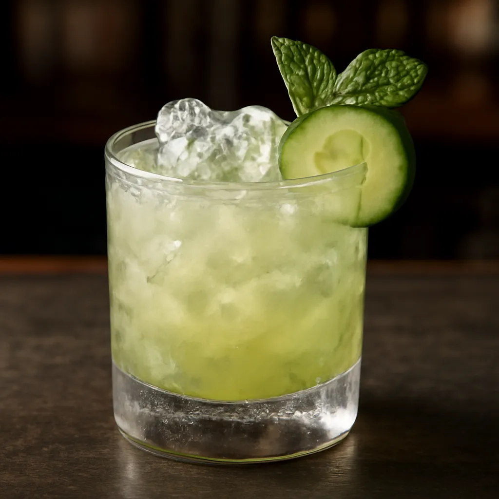 Bourbon Cucumber Smash