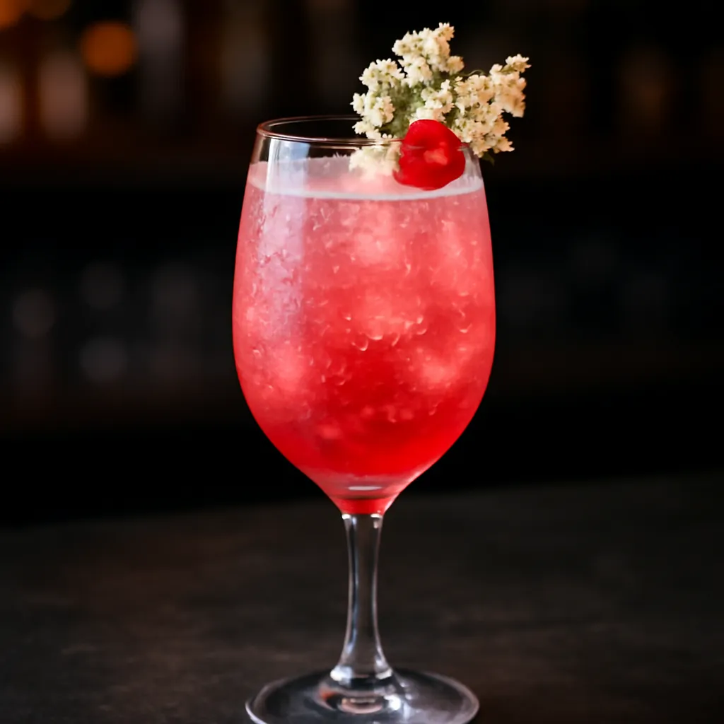 Elderflower Raspberry Fizz